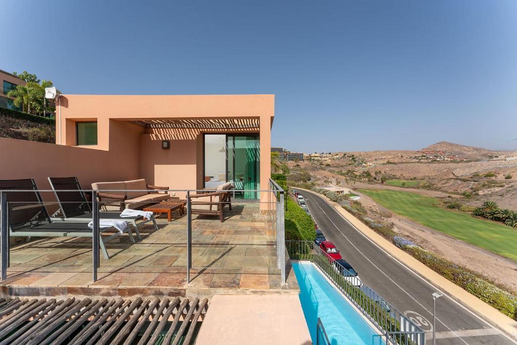 Villa Mit Pool Los Lagos 16 Salobre  Eksteriør bilde